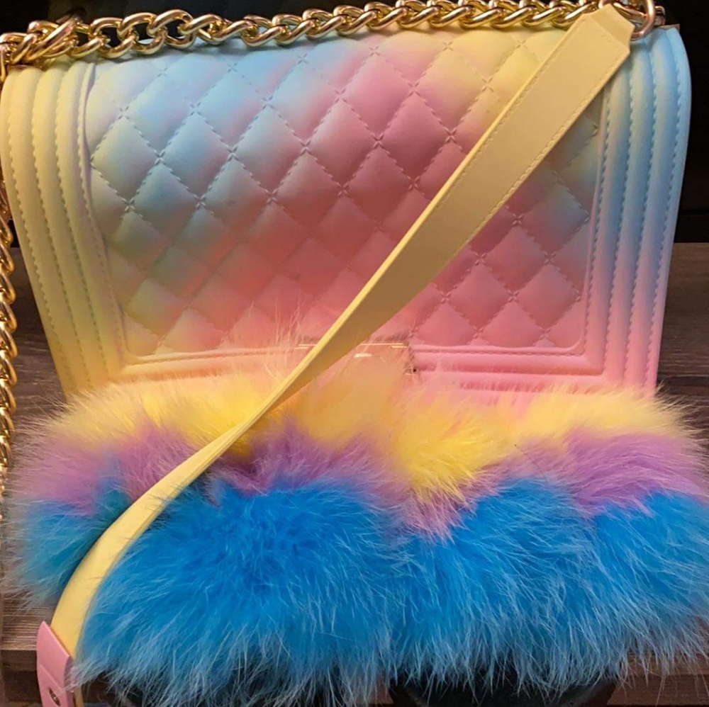 Purse with slides